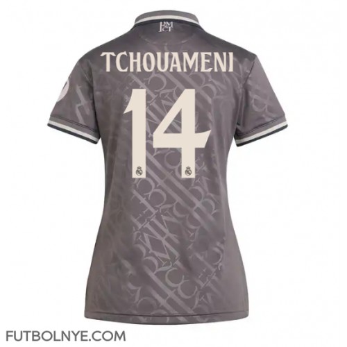 Camiseta Real Madrid Aurelien Tchouameni #14 Tercera Equipación para mujer 2024-25 manga corta